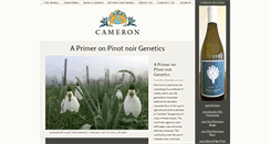 Desktop Screenshot of cameronwines.com