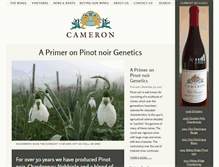Tablet Screenshot of cameronwines.com